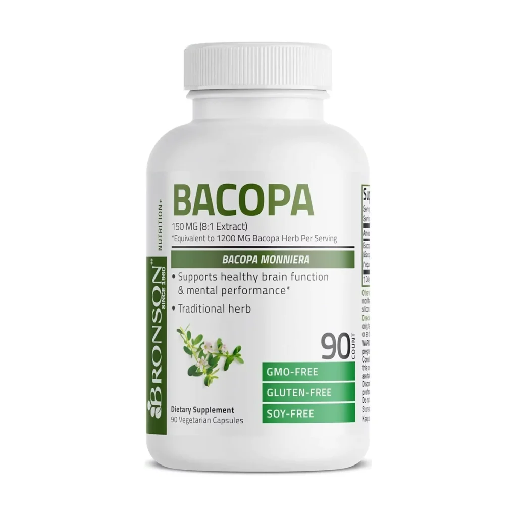 Bacopa Monnieri 1200 mg x 90 cápsulas