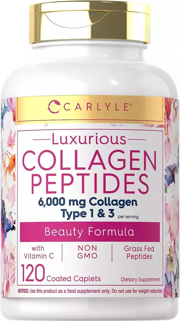 Multi Collagen Peptides (colágeno tipo 1 y 3) + Vitamina C x 120 tabletas