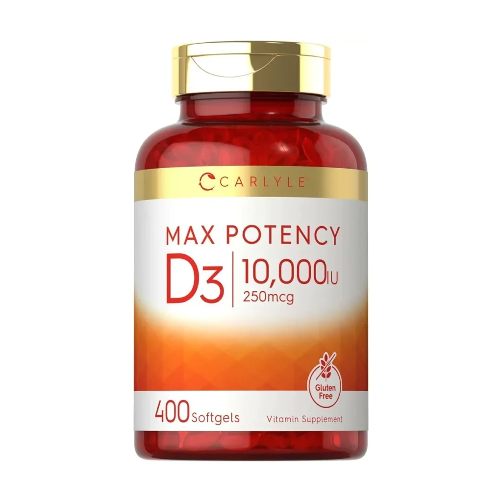 Vitamina D3 10.000 UI (250 mcg) x 400 softgels