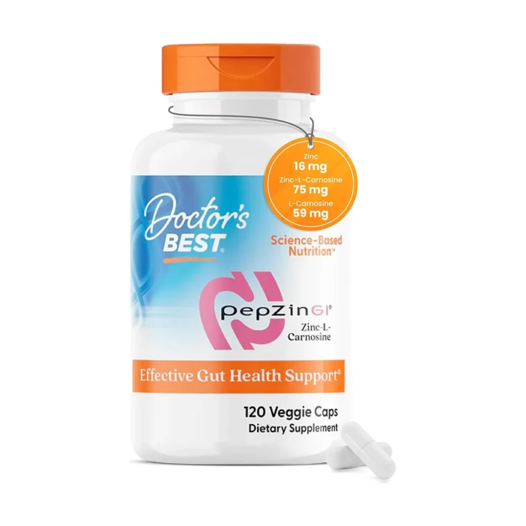 Zinc Carnosina (PepZin GI®) 75 mg x 120 cápsulas