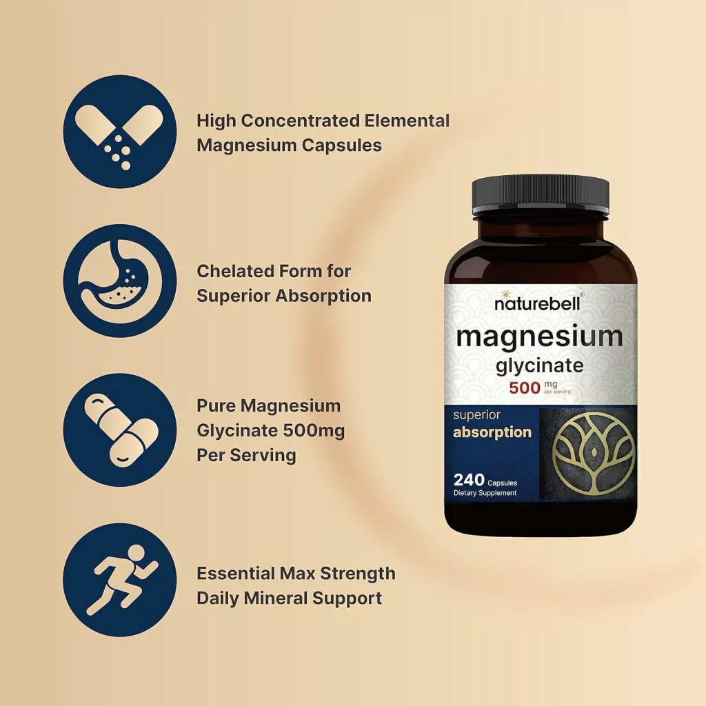 Glicinato de Magnesio 500 mg x 240 cápsulas - Imagen 3