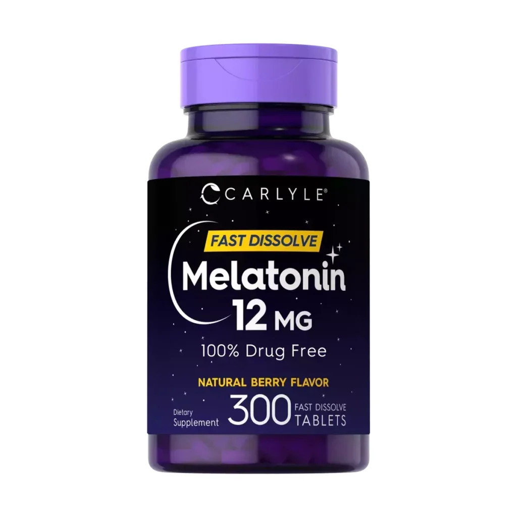 Melatonina 12 mg de rápida disolución x 300 comprimidos
