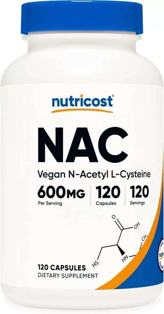 NAC (N-acetil-cisteína) 600 mg x 120 cápsulas