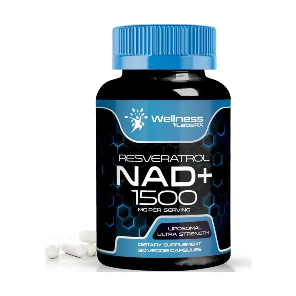 NAD+ Liposomal con Resveratrol 1500 mg x 90 cápsulas