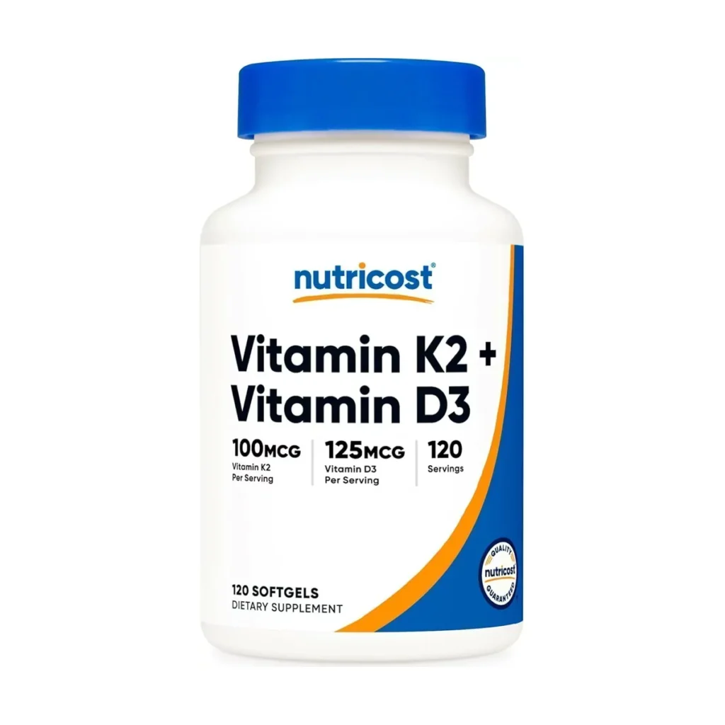 Vitamina K2 MK-7 100 mcg + D3 5000 UI x 120 cápsulas