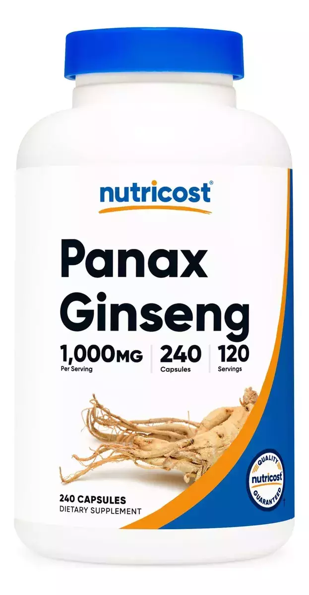 Panax Ginseng 1000 mg x 240 cápsulas