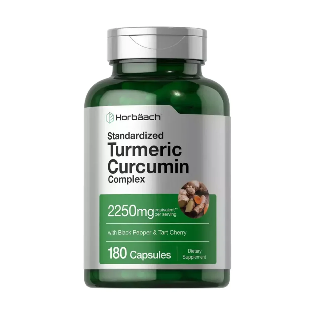 Cúrcuma con BioPerine 2250 mg x 180 cápsulas