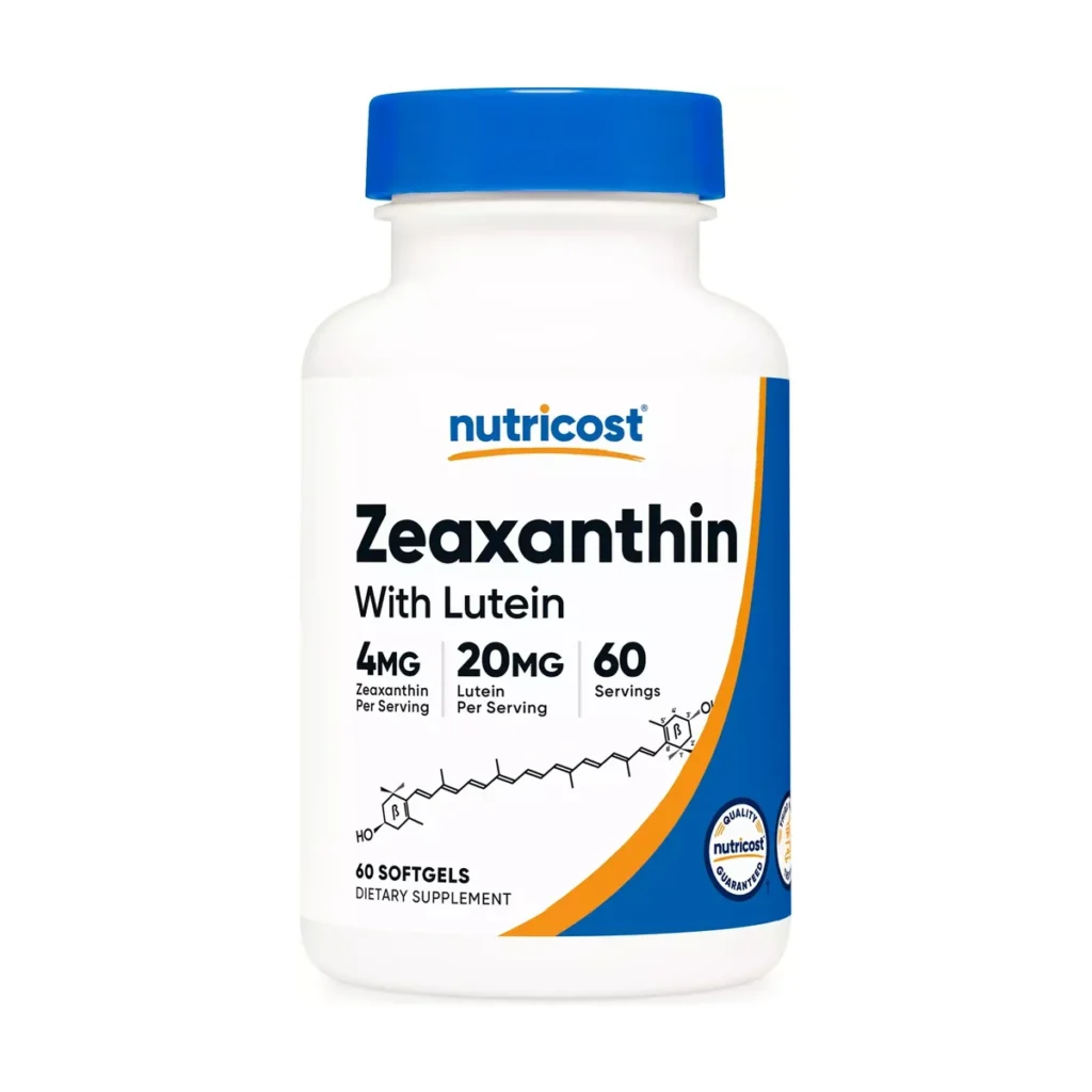 Luteína 20 mg + Zeaxantina 4 mg x 60 cápsulas